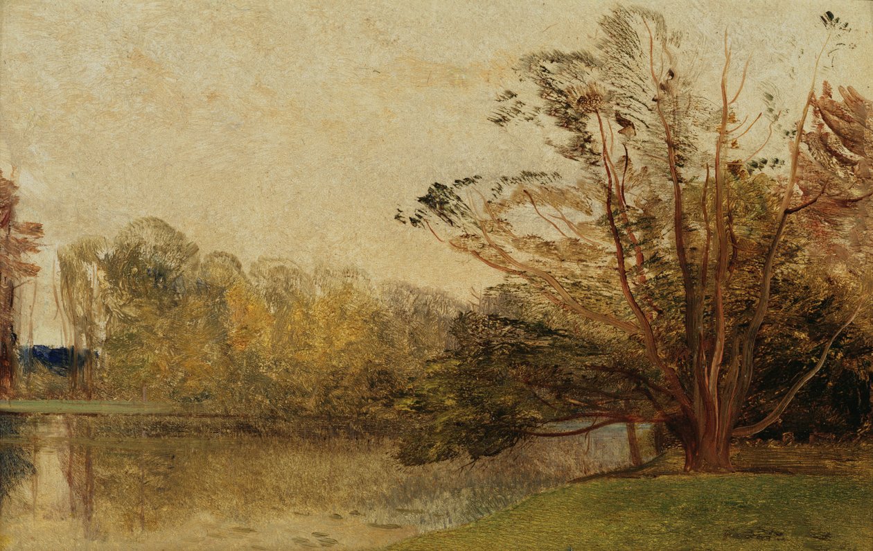 Blick in den Painshill Park, Surrey von Thomas Creswick