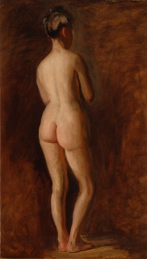 Stehender weiblicher Akt von Thomas Eakins
