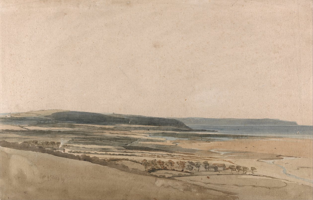Mündung des Flusses Taw, Devon von Thomas Girtin