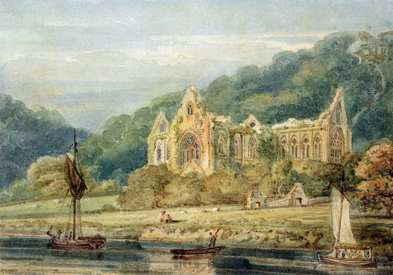 Tintern Abbey von Thomas Girtin