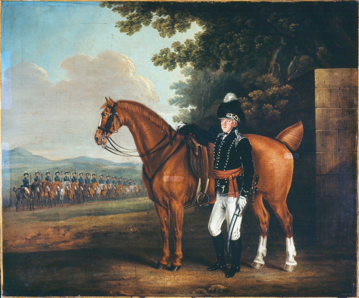Oberst Thomas Cooper Everitt, 1800 von Thomas Gooch