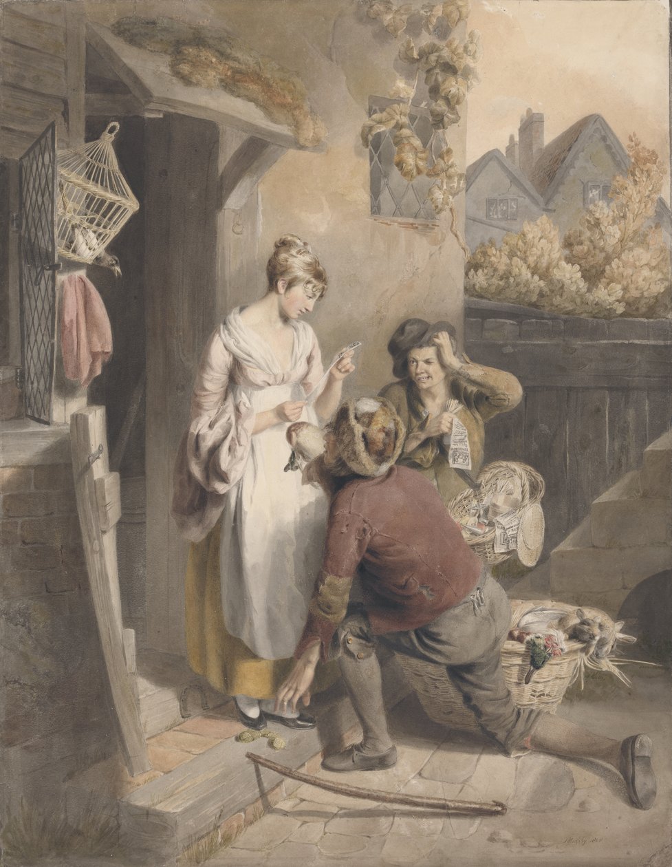 Unaufmerksamkeit, 1808 von Thomas Heaphy