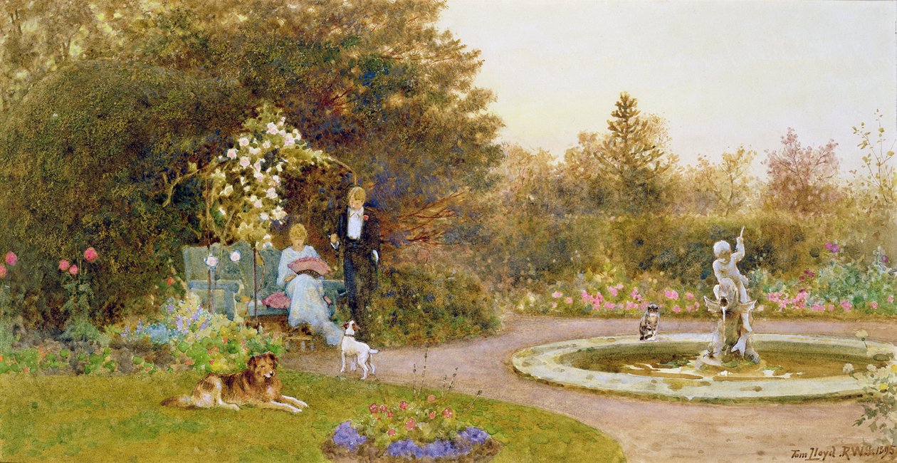 Verlobt, 1895 von Thomas James Lloyd