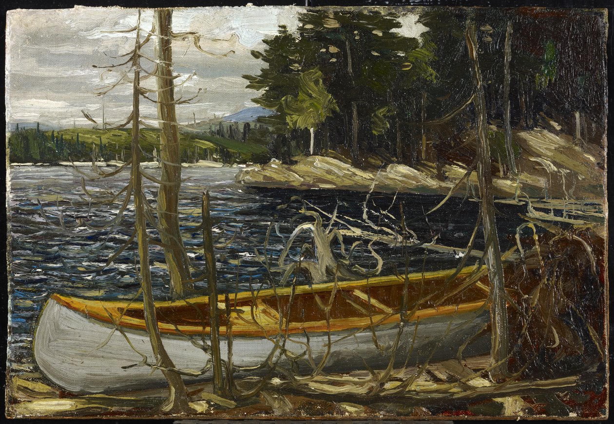 Das Kanu, Frühling oder Herbst von Tom Thomson