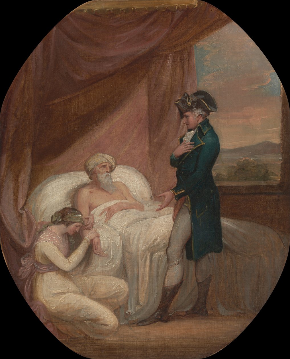 Der Brahmane übergibt seine Tochter Coraly in die Obhut von Blandford von Thomas Kirk