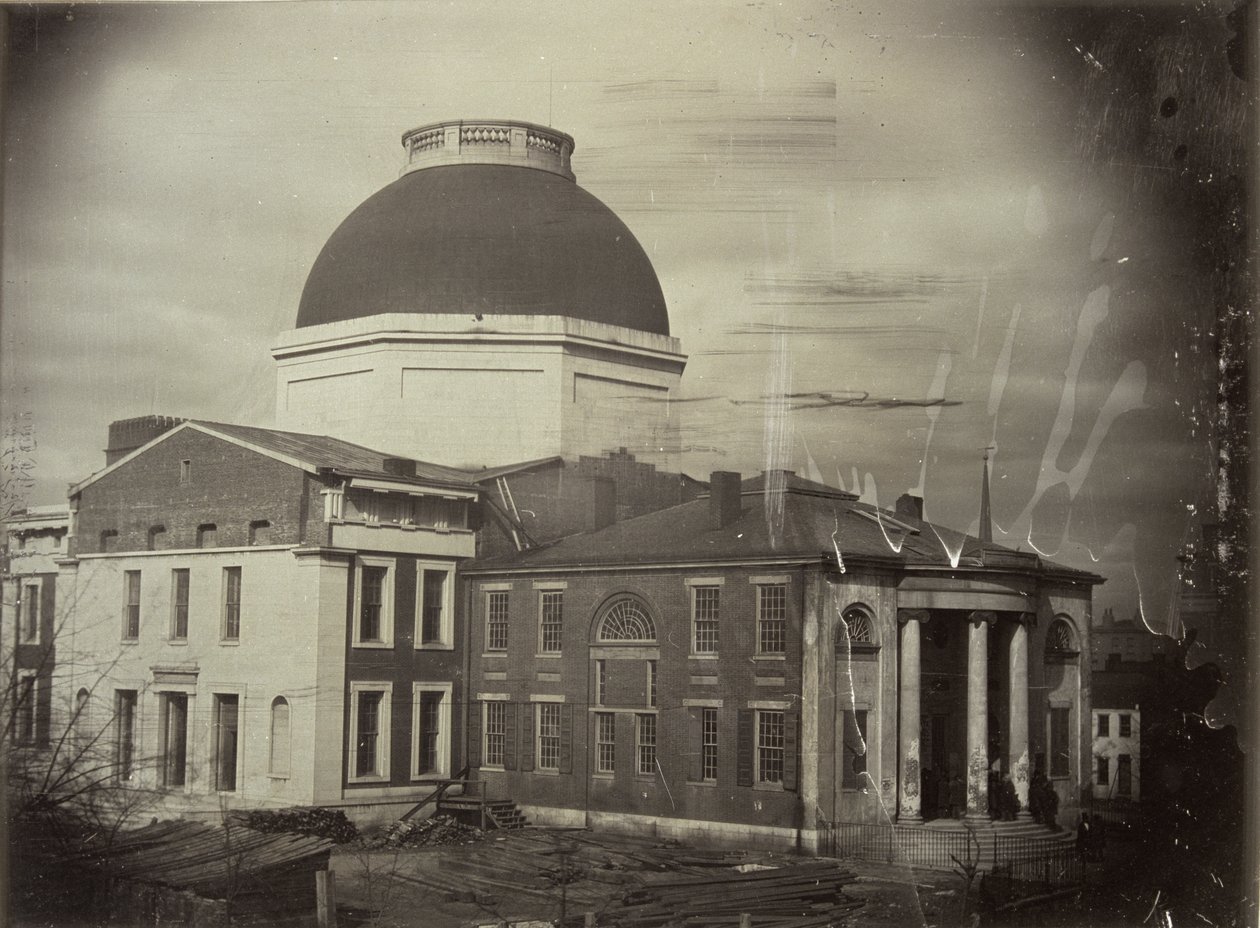 St. Louis Gerichtsgebäude. Unfertiger Teil und Altes Gerichtsgebäude von Thomas M. Easterly