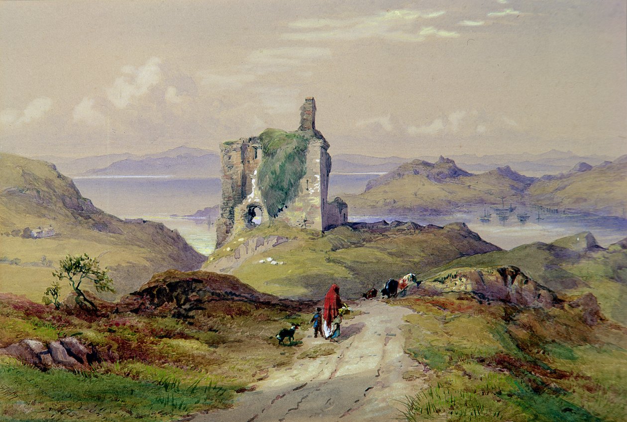 Tarbert Castle, Loch Fyne von Thomas Miles Richardson