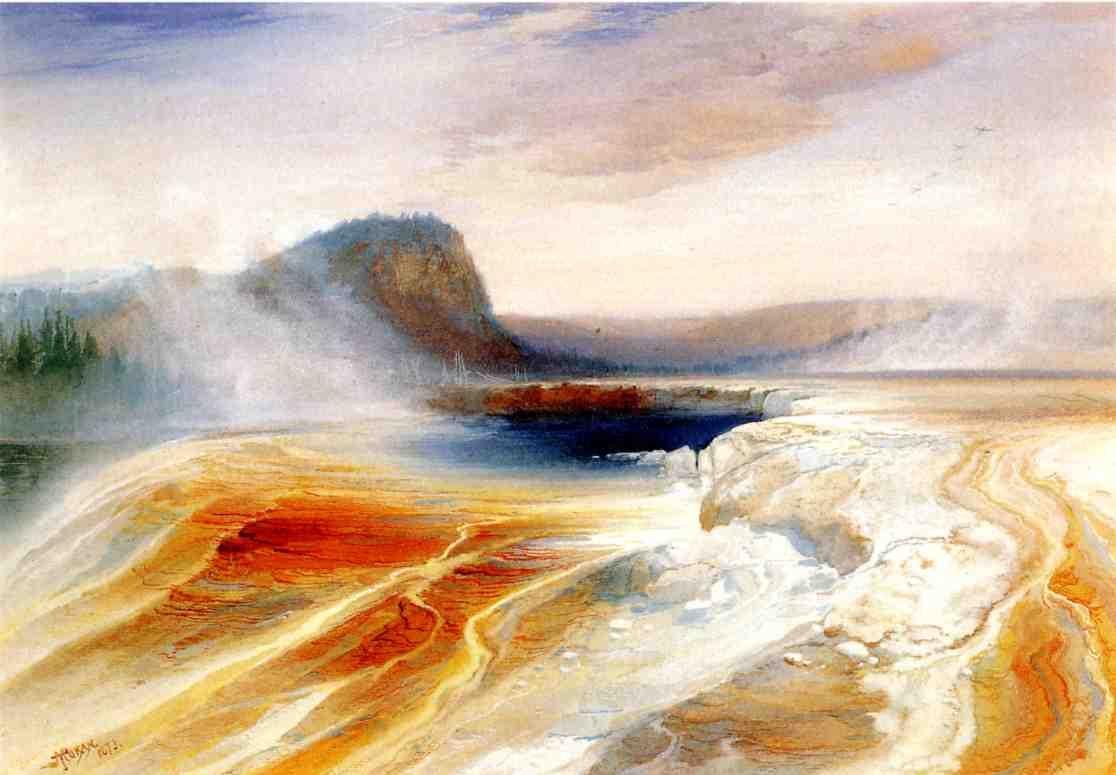 Unteres Geysirbecken von Thomas Moran