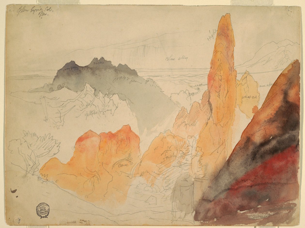 Glen Eyrie, Colorado, 1892 von Thomas Moran