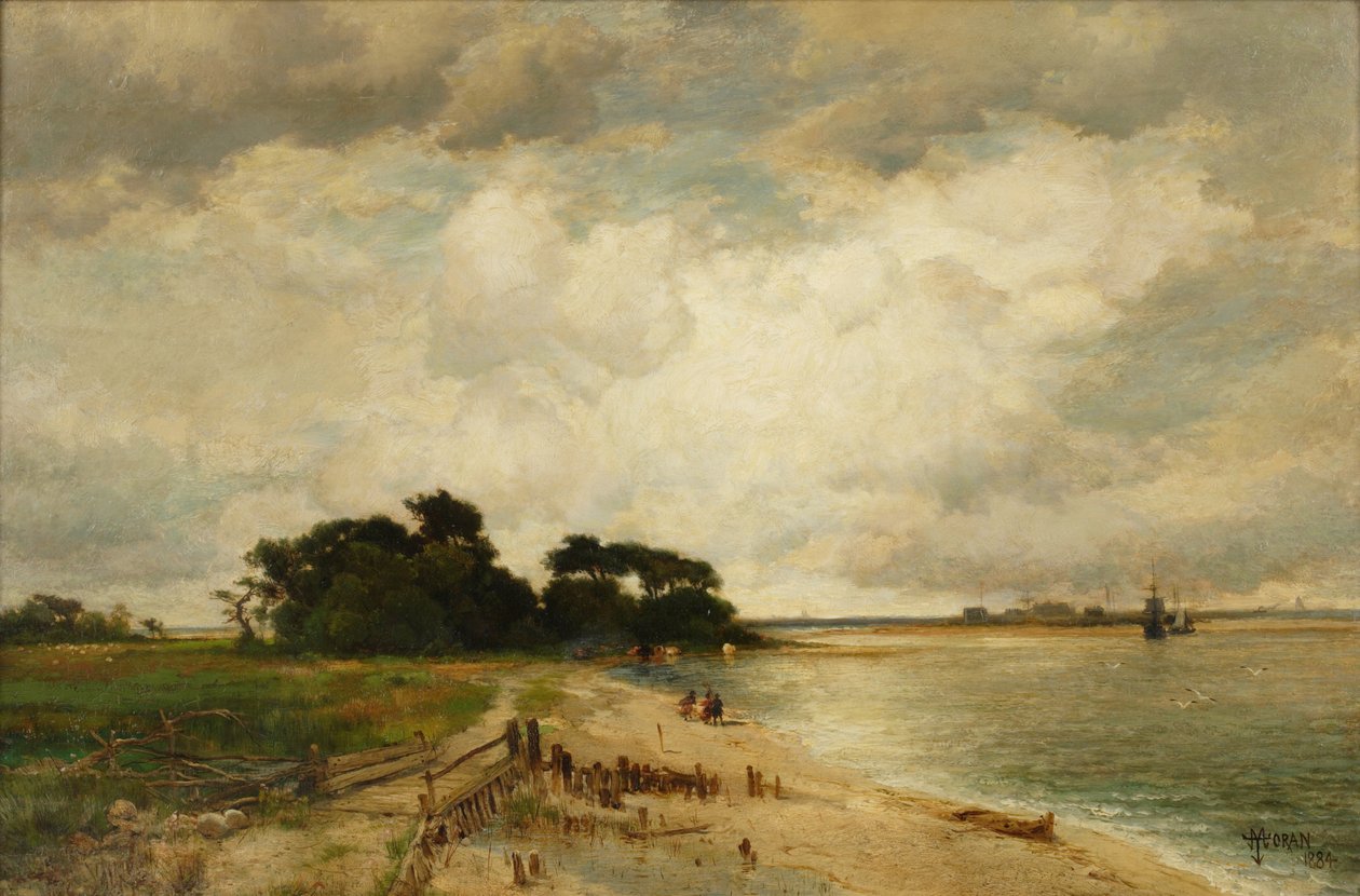 Three Mile Harbor von Thomas Moran