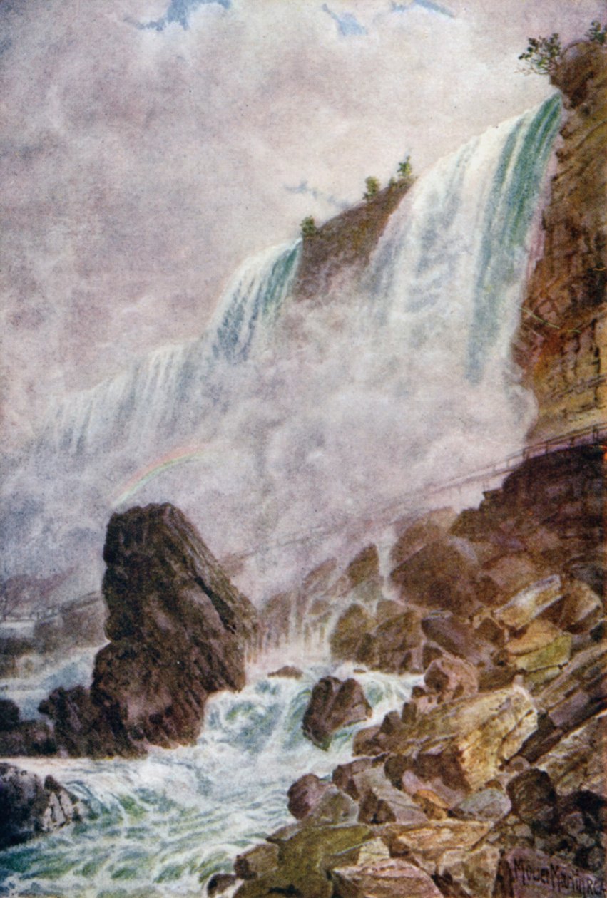 Niagarafälle von Thomas Mower Martin