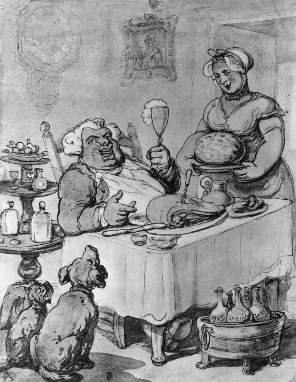Eine gute Mahlzeit von Thomas Rowlandson