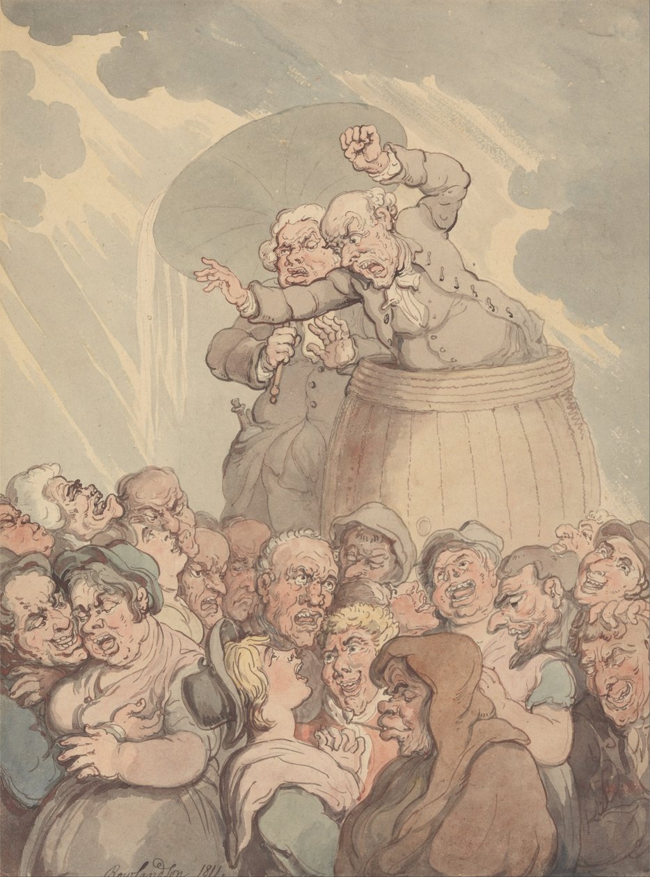 Ein Fassklopfer von Thomas Rowlandson