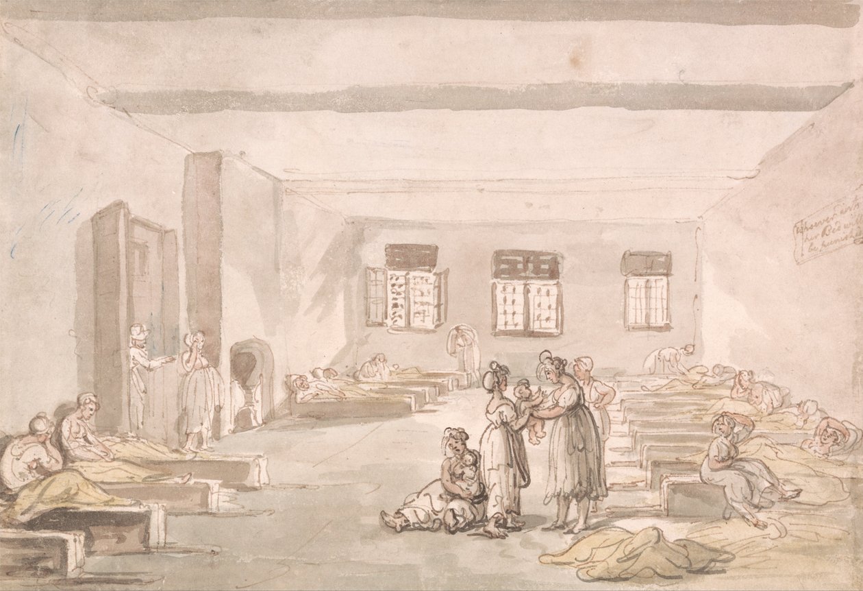 Bridewell, Der Passraum, Haus der Korrektur von Thomas Rowlandson