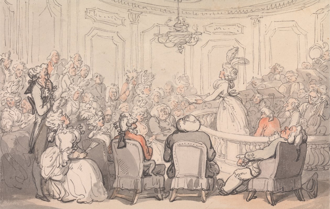 Annehmlichkeiten von Bath - Das Konzert von Thomas Rowlandson