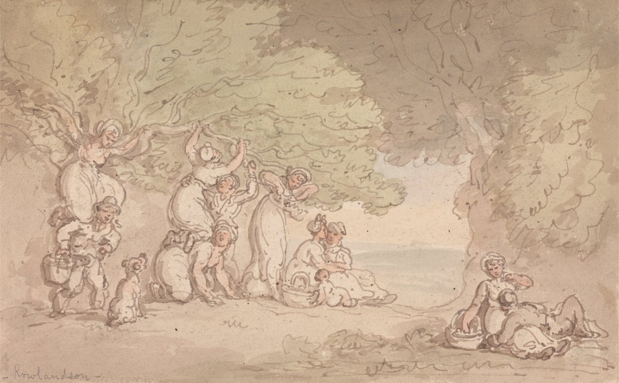 Obst- und Nussernte von Thomas Rowlandson