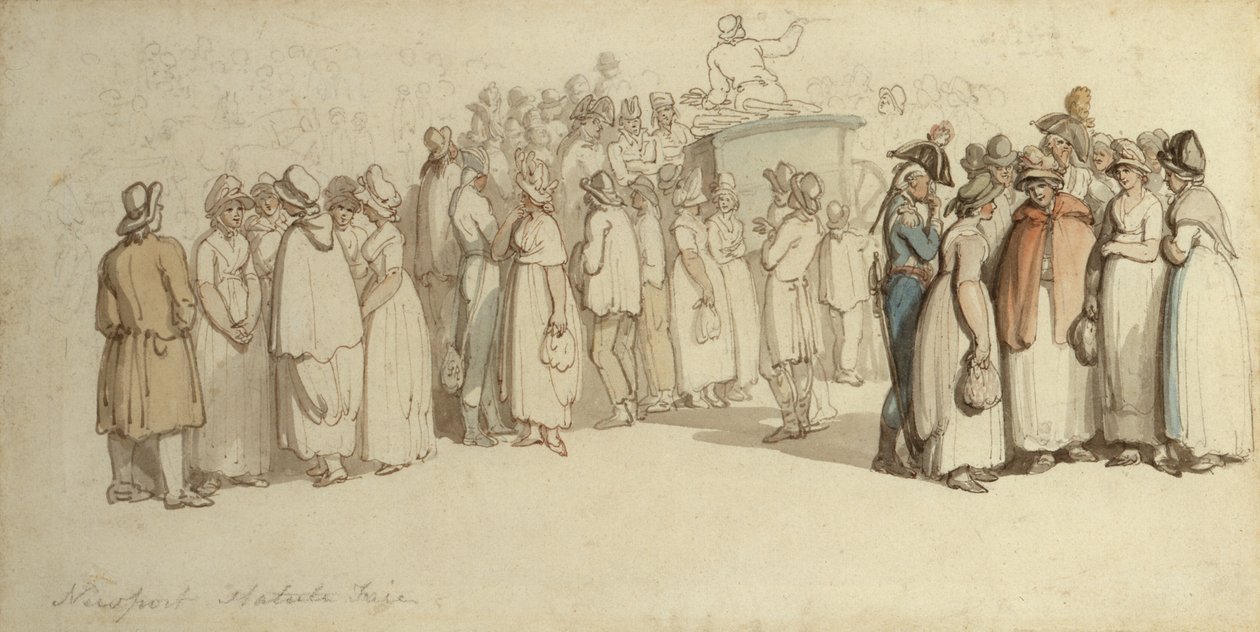 Newport-Statutenmesse von Thomas Rowlandson