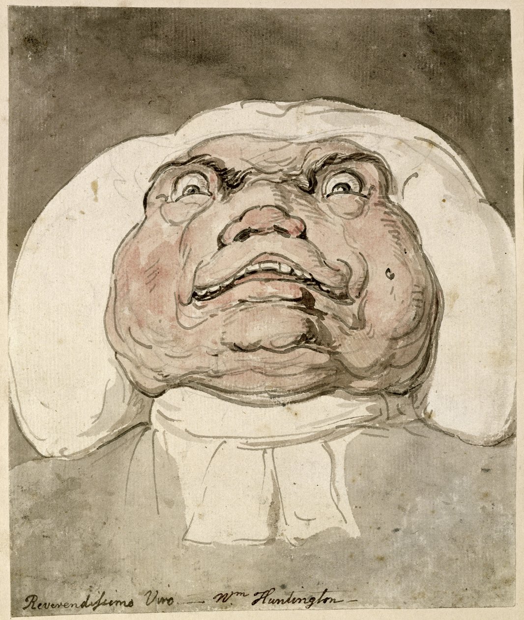 `Reverendissimo Viro - V.H Huntington` von Thomas Rowlandson
