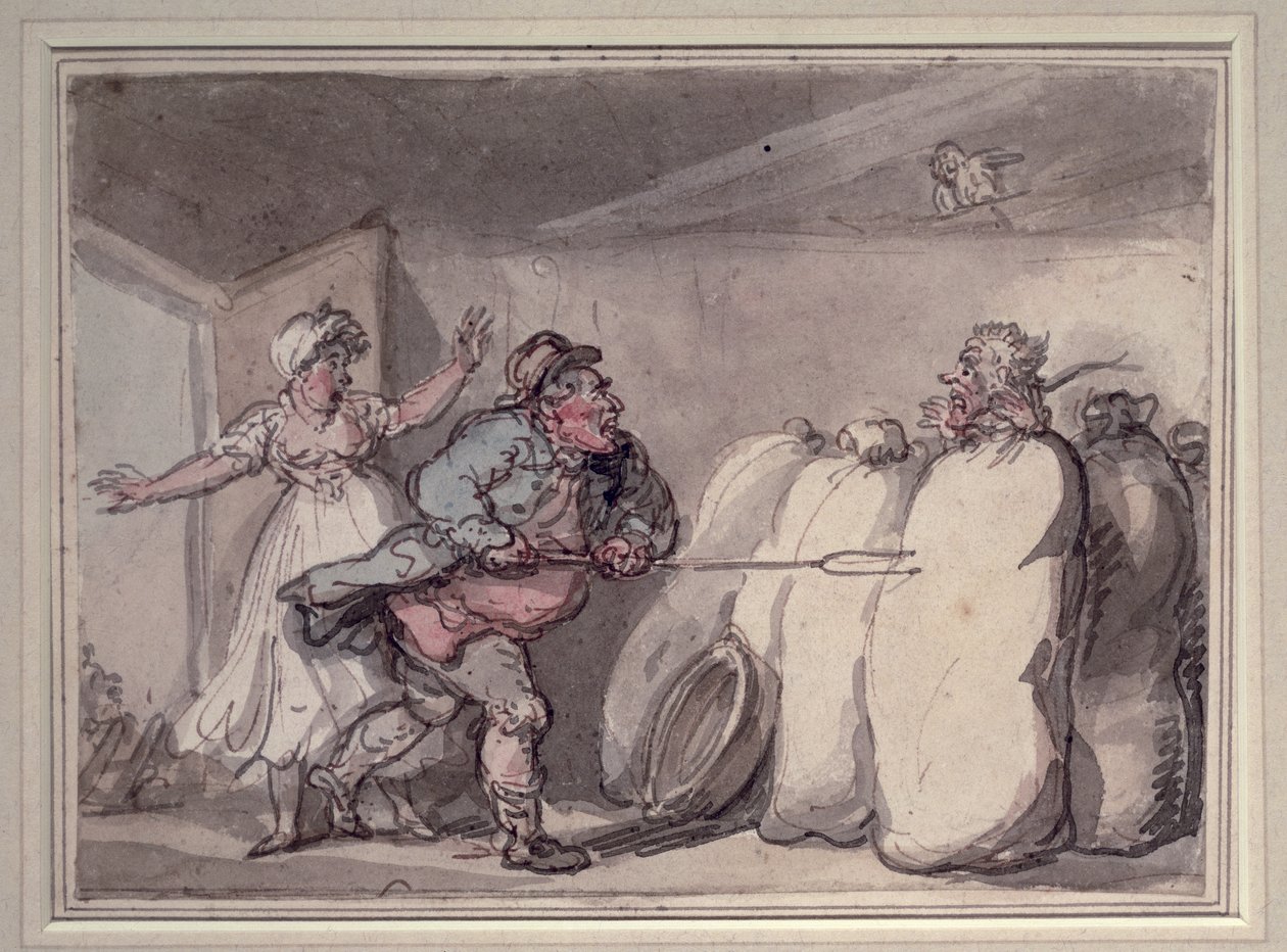 Die Entdeckung von Thomas Rowlandson