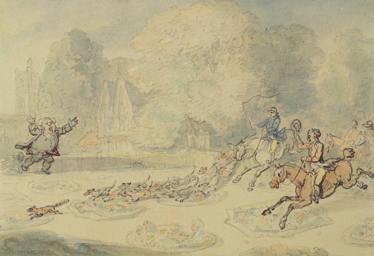 Der wütende Botaniker von Thomas Rowlandson
