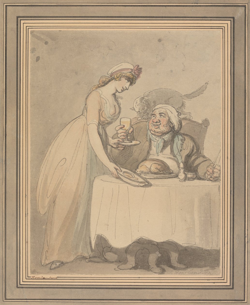 Der Feinschmecker von Thomas Rowlandson