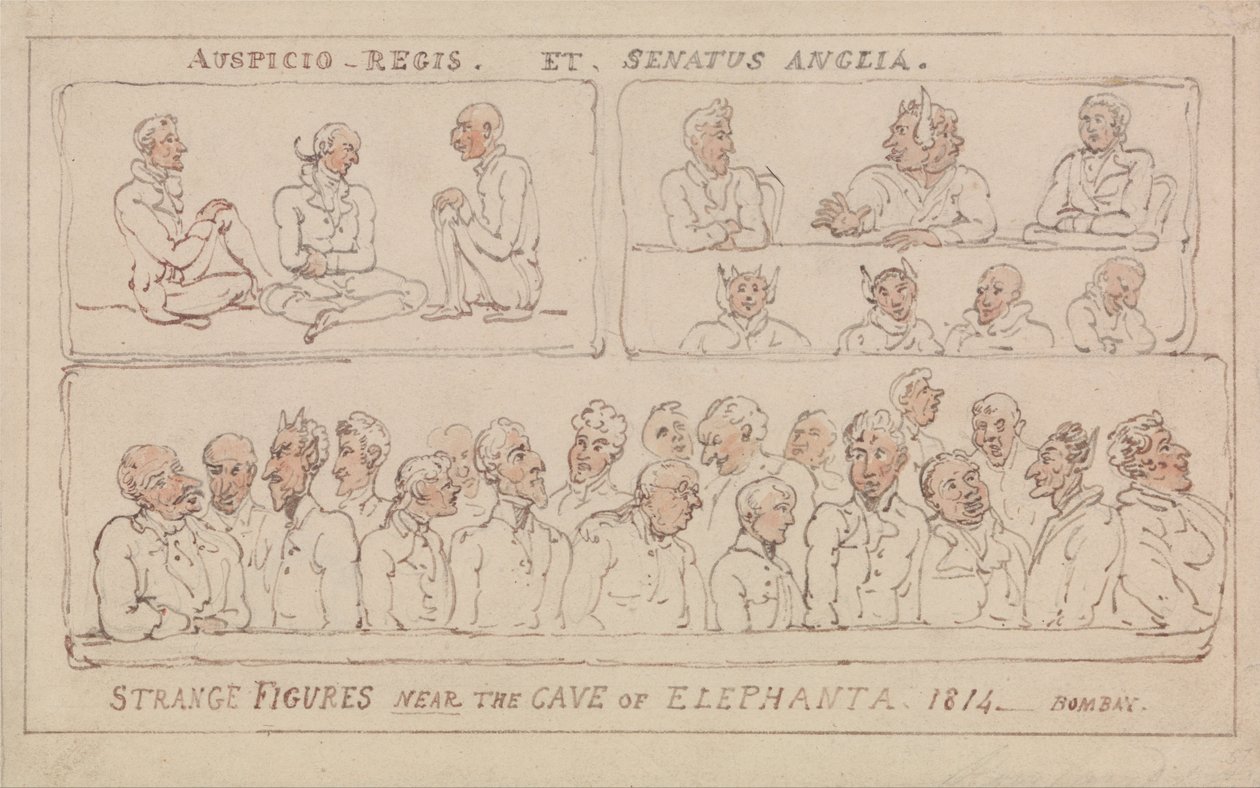 Der Großmeister oder die Abenteuer von Qui Hi in Hindustan von Thomas Rowlandson