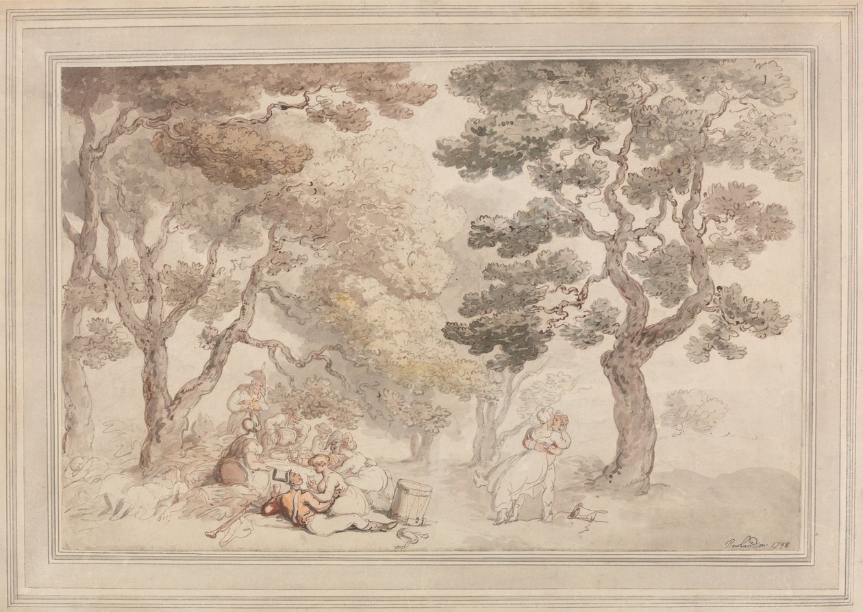 Das Picknick von Thomas Rowlandson