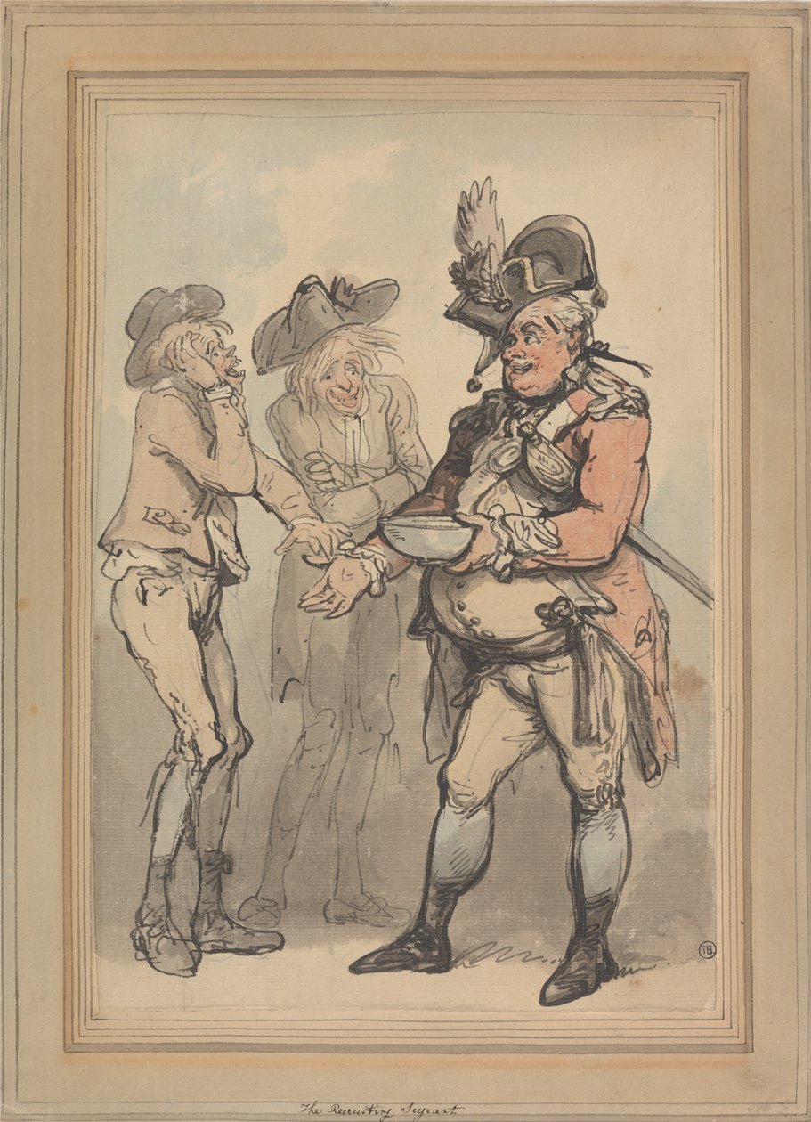 Der Rekrutierungssergeant von Thomas Rowlandson