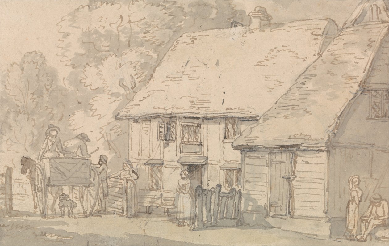 Das Zolltor von Thomas Rowlandson