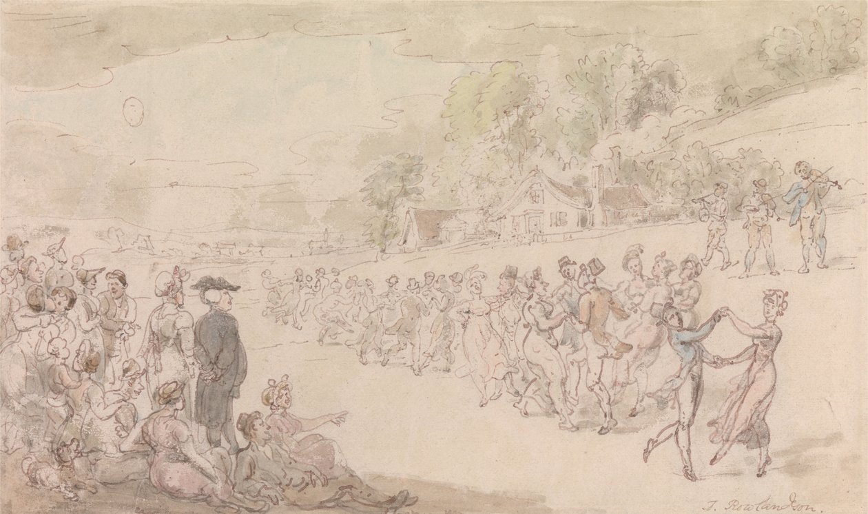 Der Pfarrer von Wakefield - Der Tanz von Thomas Rowlandson