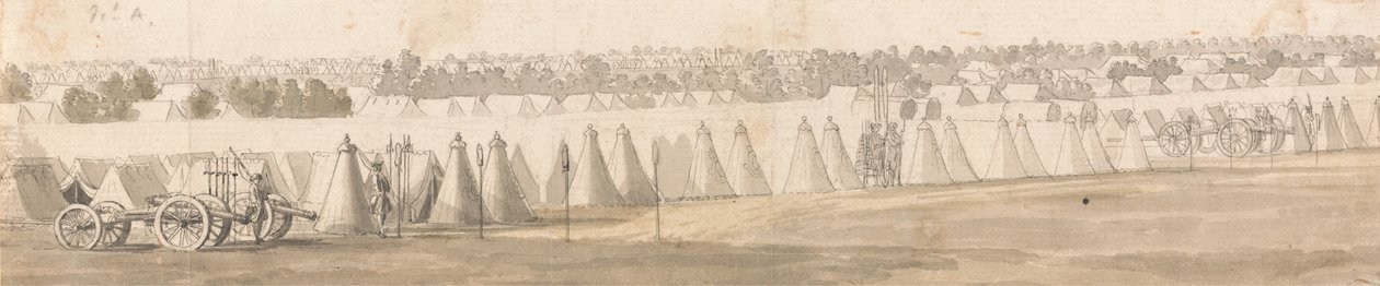 Ein Lager in Flandern von Thomas Sandby