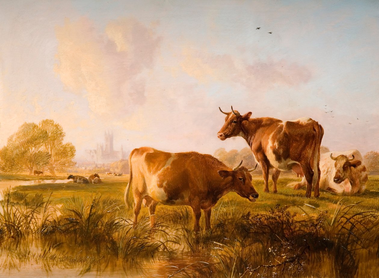 In den Canterbury-Wiesen, 1863 von Thomas Sidney Cooper