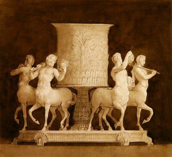 Entwurf für einen Silberkelch von Thomas Stothard