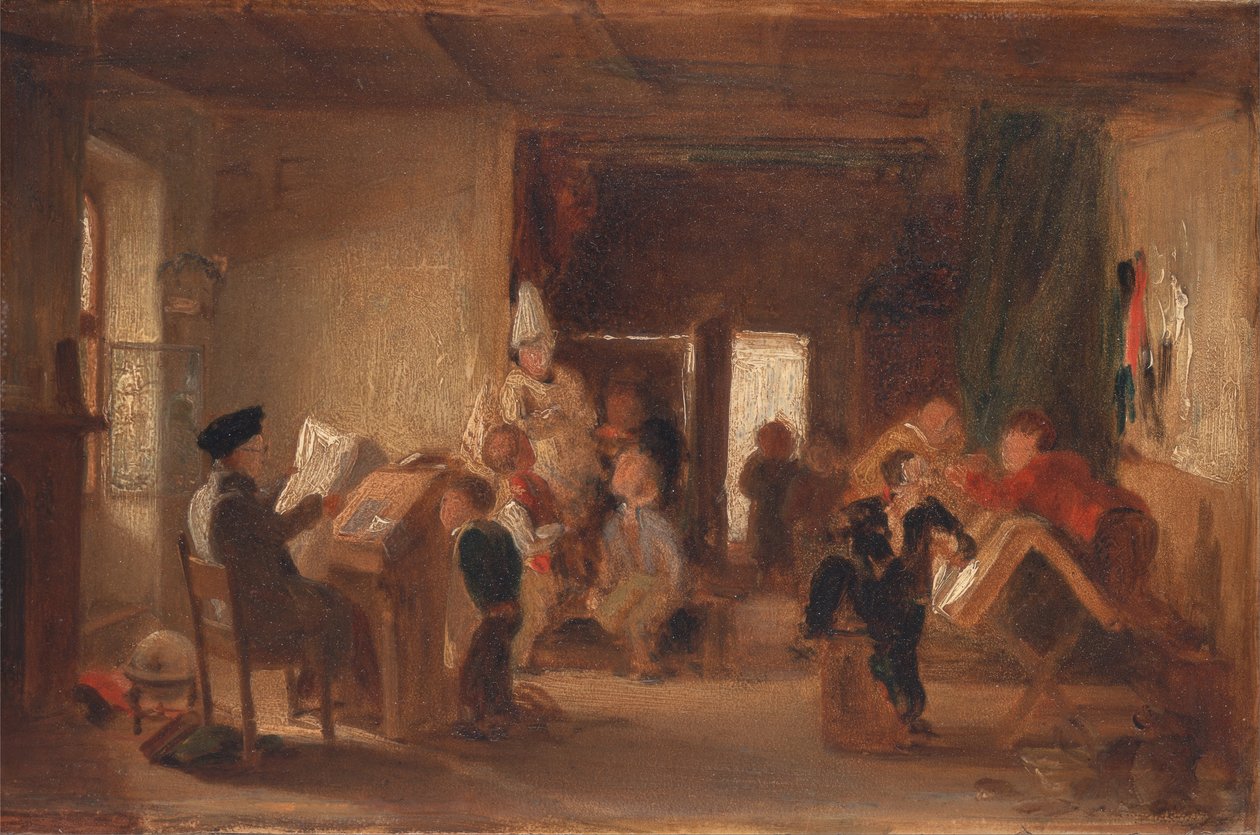 Eine Studie des Klassenzimmers von Thomas Webster