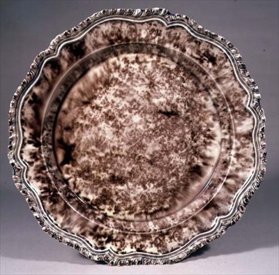 Staffordshire Teller, ca. 1755 von Thomas Whieldon