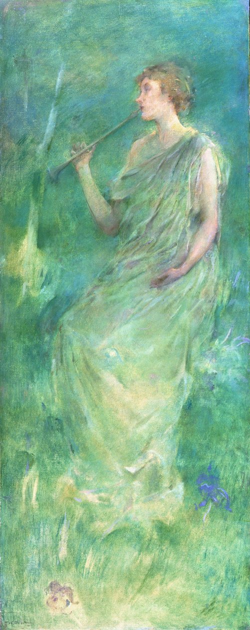 Musik, c.1890-95 von Thomas Wilmer Dewing
