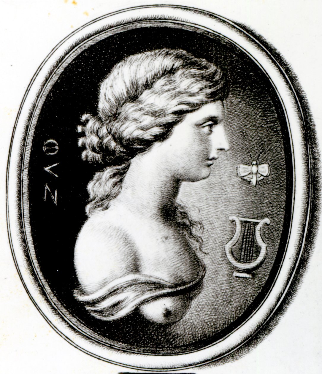 Porträt von Sappho von Thomas Worlidge
