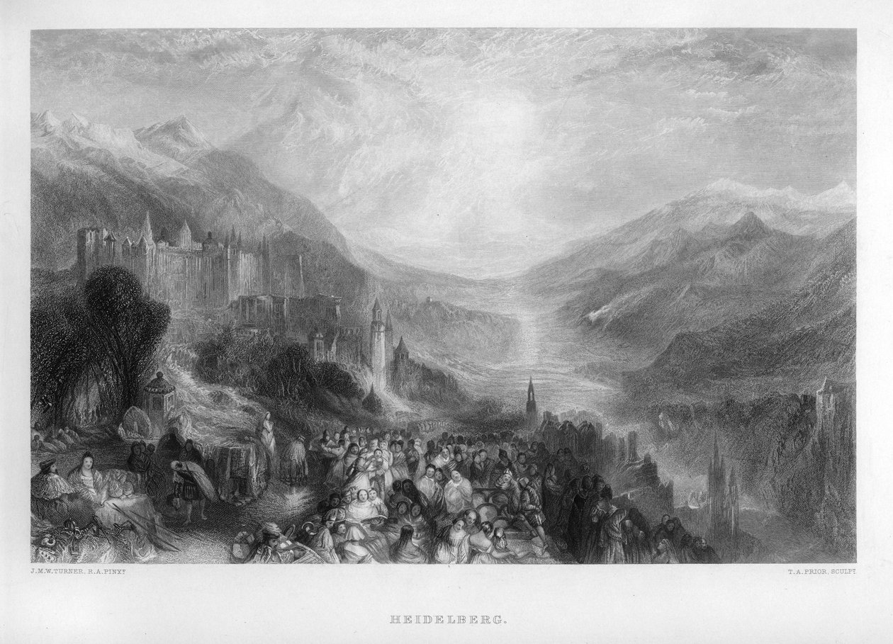Heidelberg, 19. Jahrhundert von Thomas Abel Prior