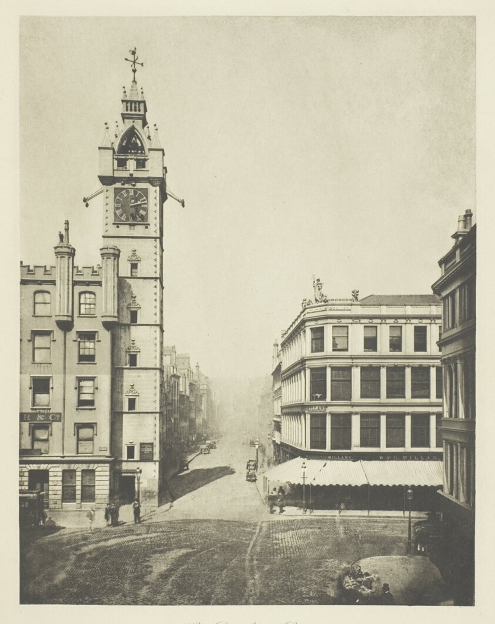 Hauptstraße vom Kreuz von Thomas Annan