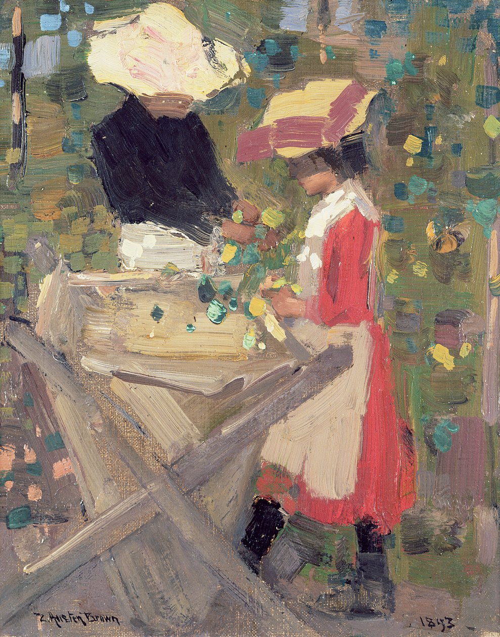 Hopfenernte, 1893 von Thomas Austen Brown