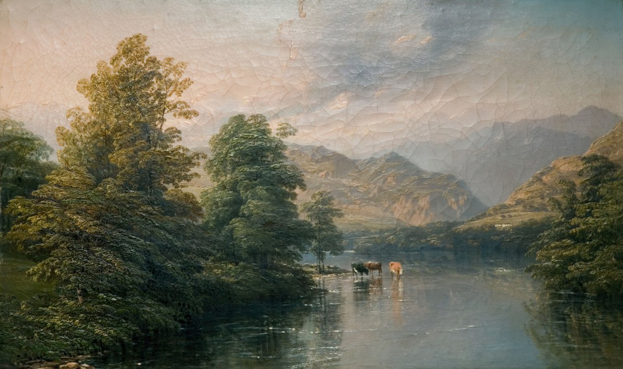 Ullswater von Pooley Bridge, 1847 von Thomas Baker