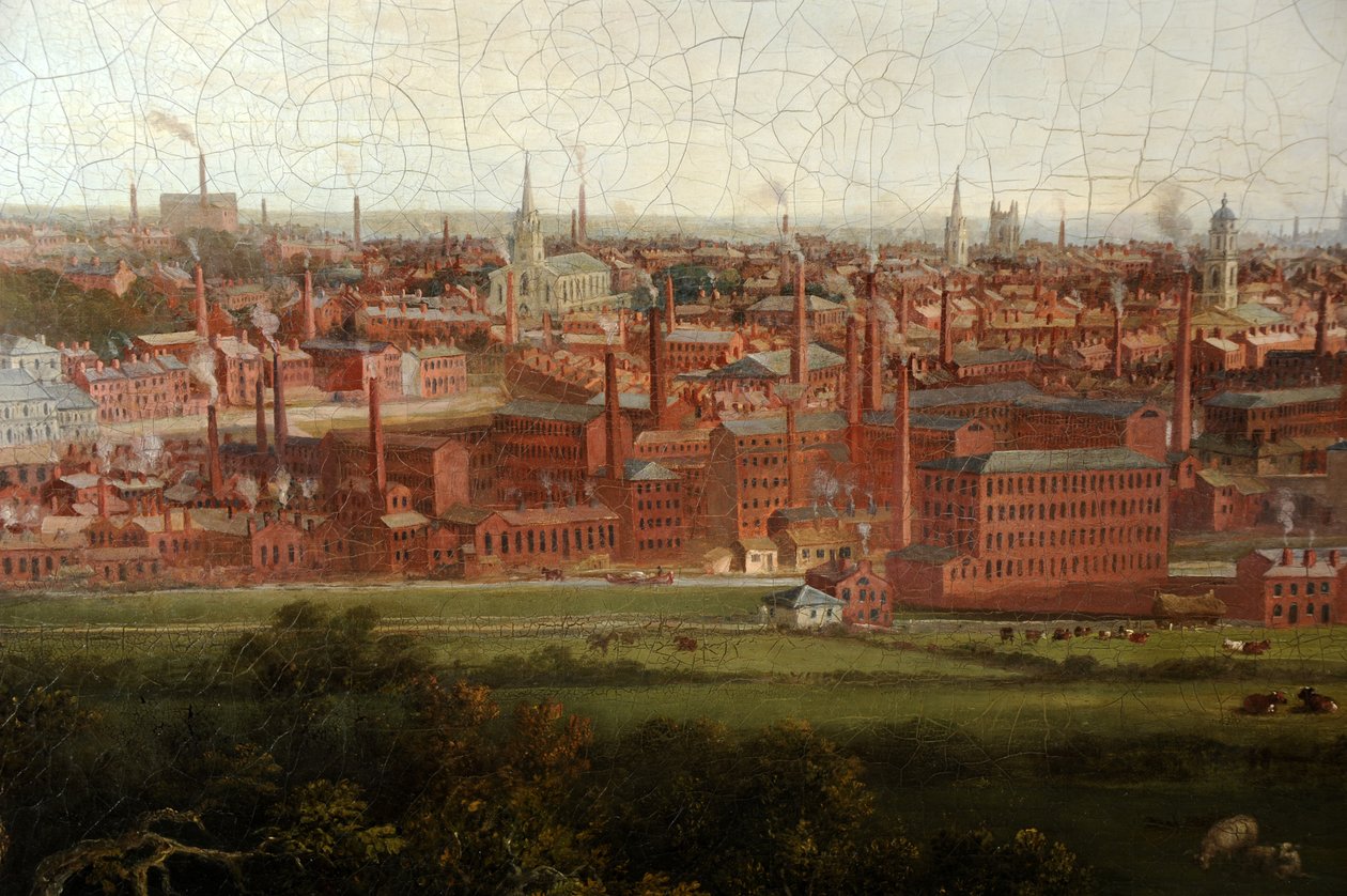 Ansicht von Leeds von Thomas Burras