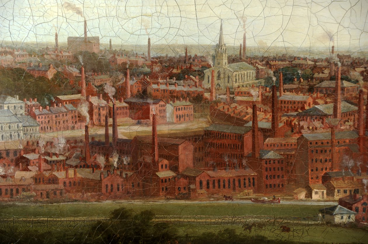 Ansicht von Leeds von Thomas Burras