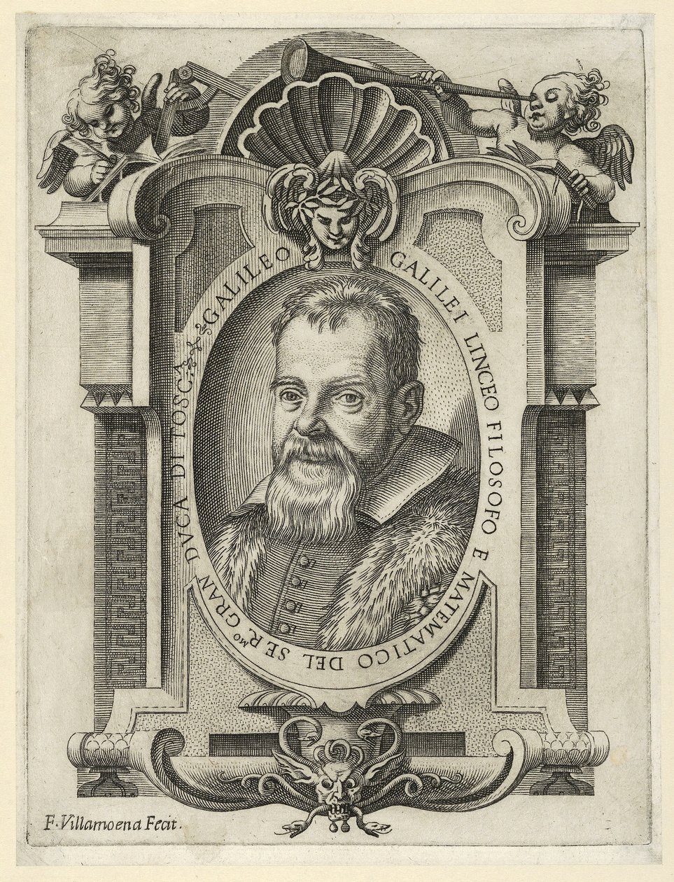 Galileo Galilei, veröffentlicht 1613 von Thomas Buttersworth