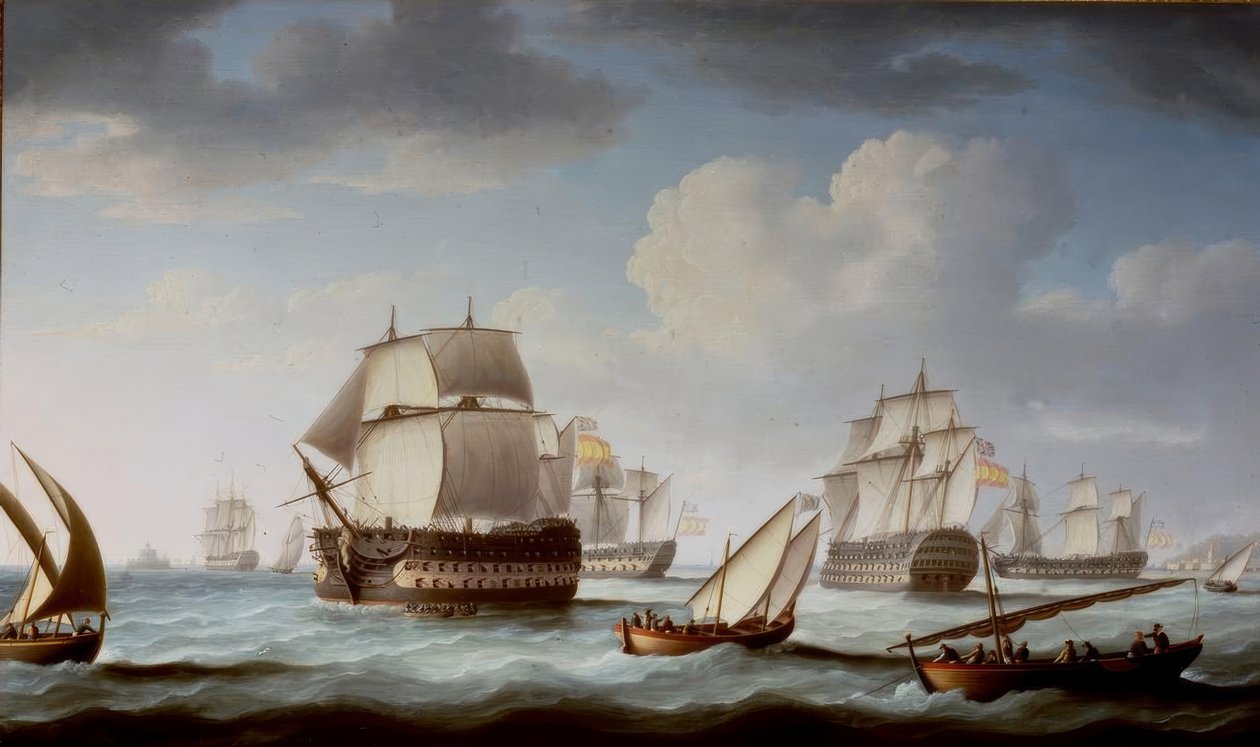 Die Schlacht von Trafalgar von Thomas Buttersworth