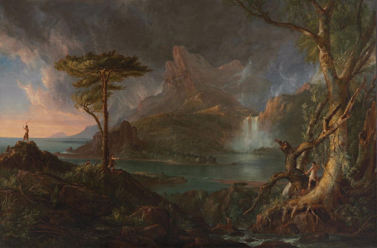 Eine wilde Szene von Thomas Cole