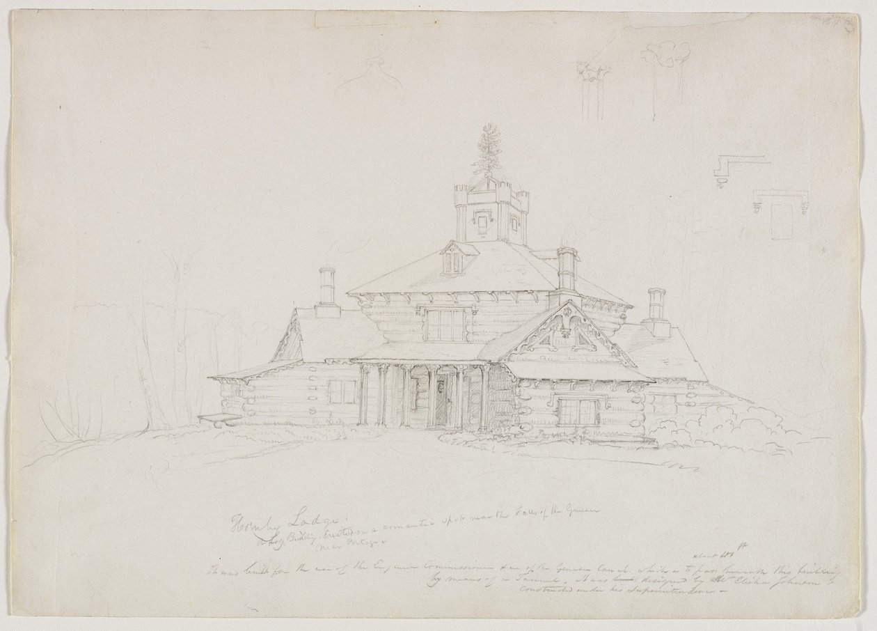 Hornby Lodge, 1839 von Thomas Cole