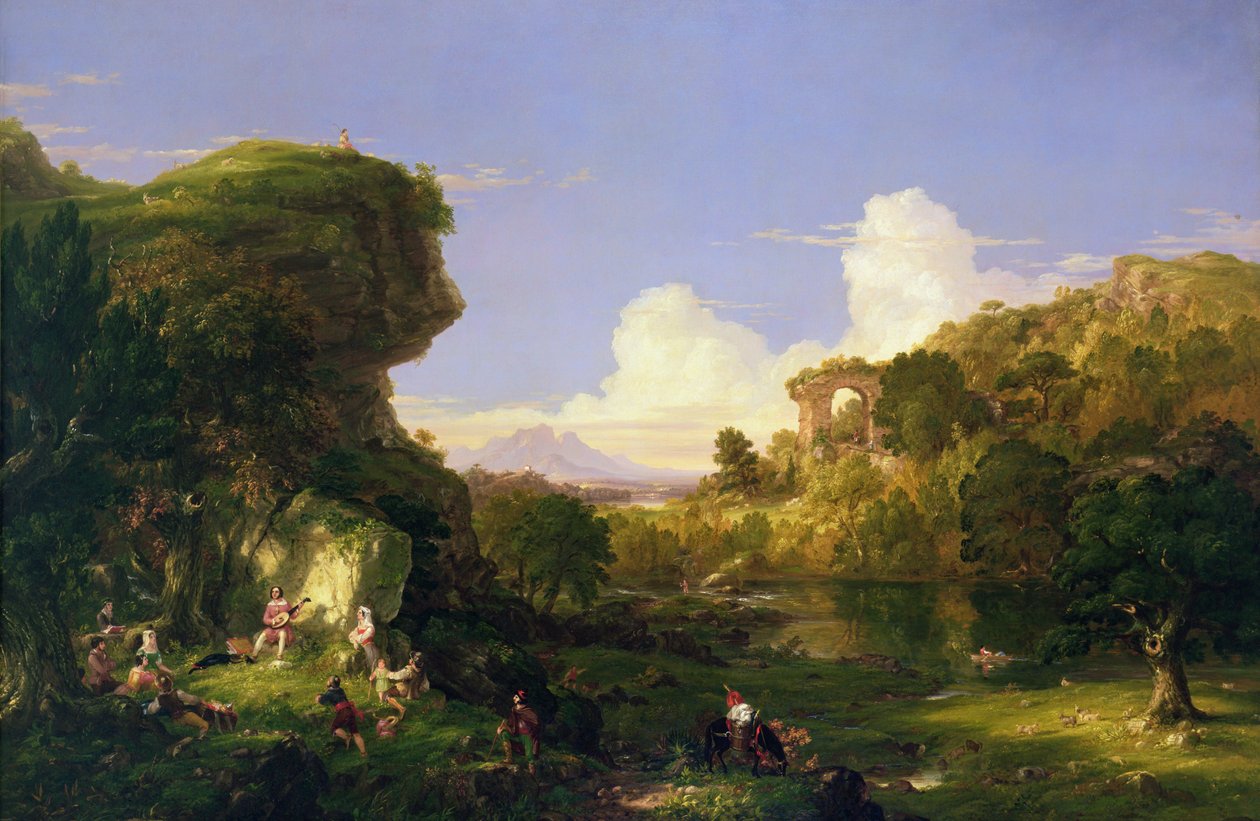 Italienische Landschaft von Thomas Cole