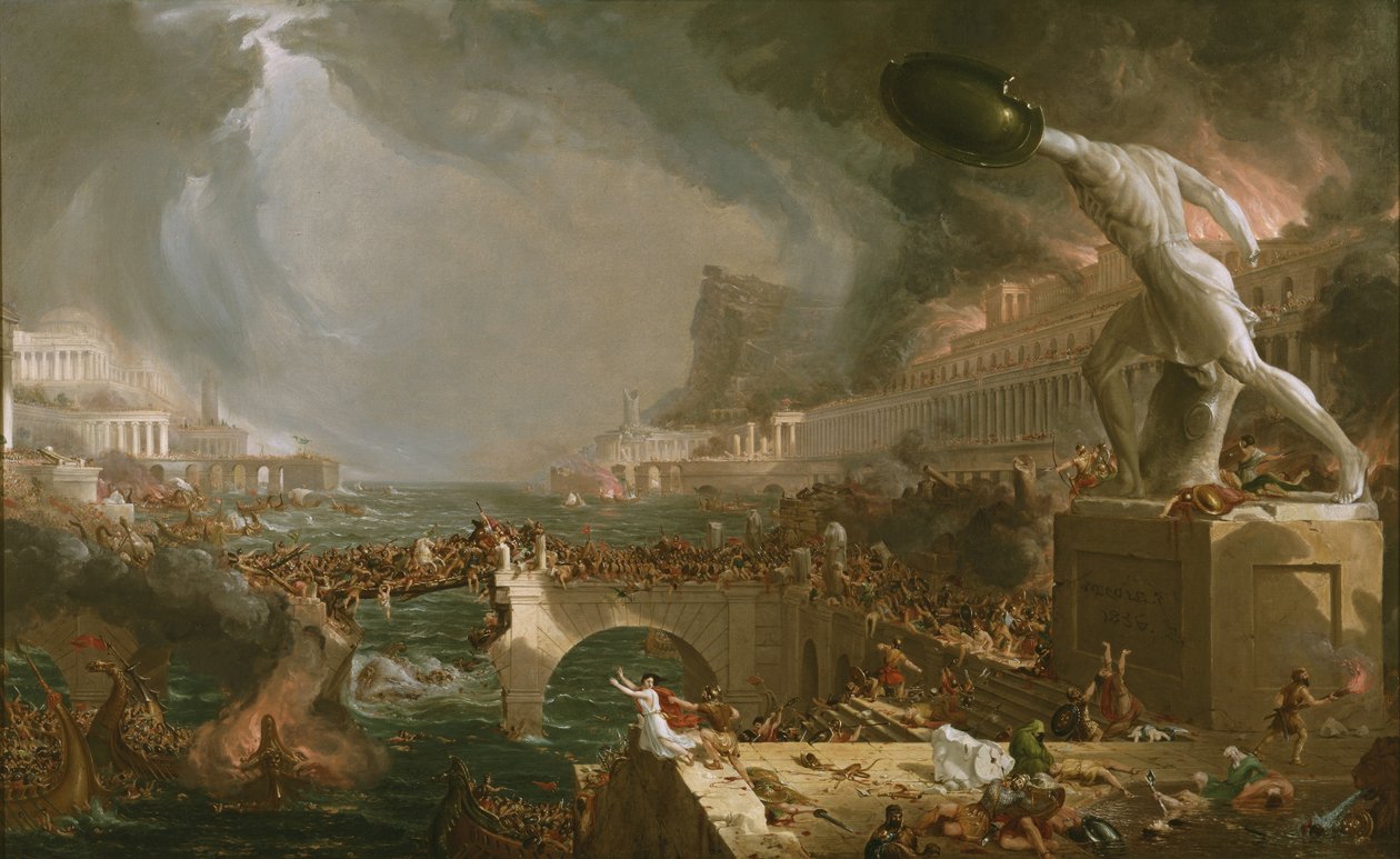 Der Lauf der Zeit: Zerstörung von Thomas Cole