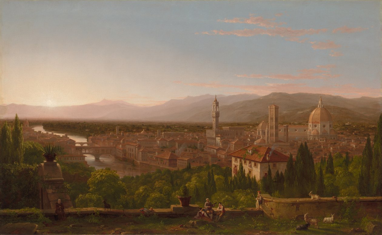 Ansicht von Florenz von Thomas Cole